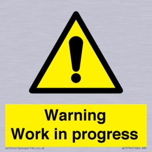 Warning Work in progress